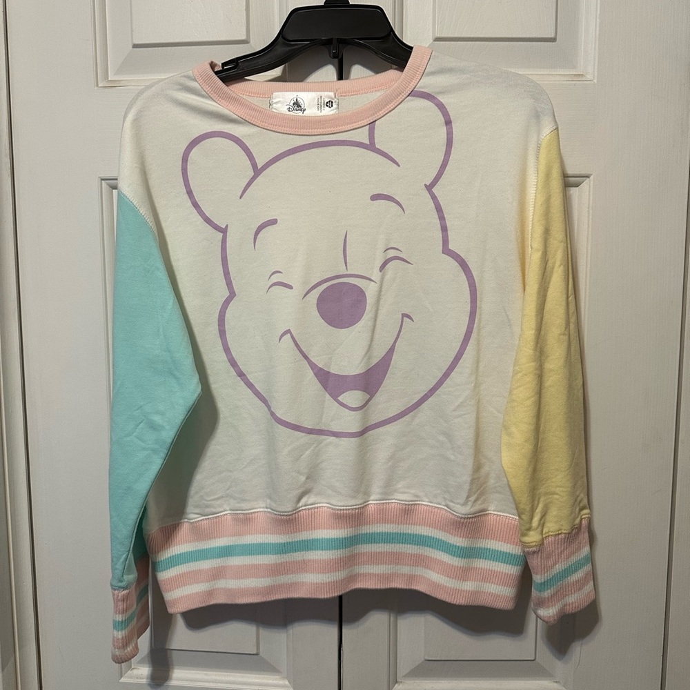 NWT Disney Pastel Winnie the Pooh Sweatshirt